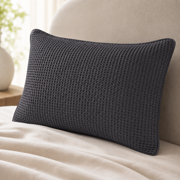 Waffle Pair of Pillowcases