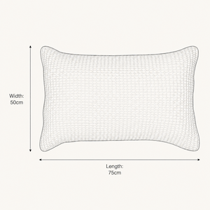 Waffle Pair of Pillowcases