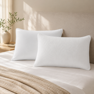 Waffle Pair of Pillowcases