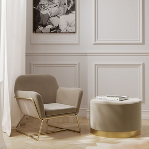 Opal Round Pouffe - Large