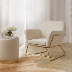 Opal Round Pouffe - Small