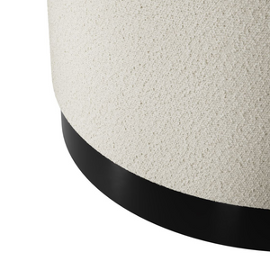 Opal Round Pouffe - Large