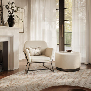 Opal Round Pouffe - Large