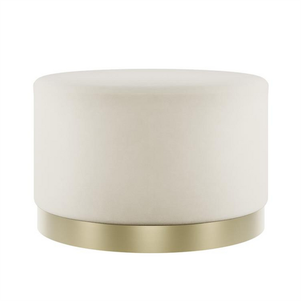 Opal Round Pouffe - Large