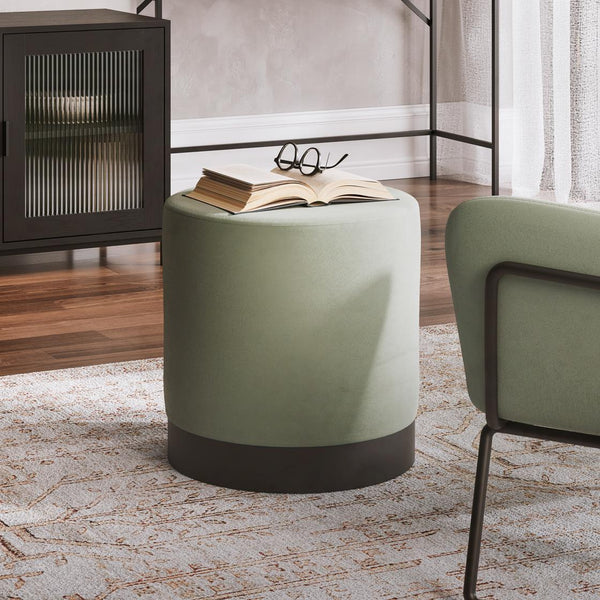 Opal Round Pouffe - Small