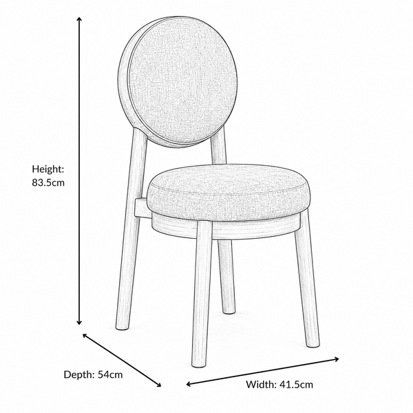 Maru Dining Chair - Set of 2