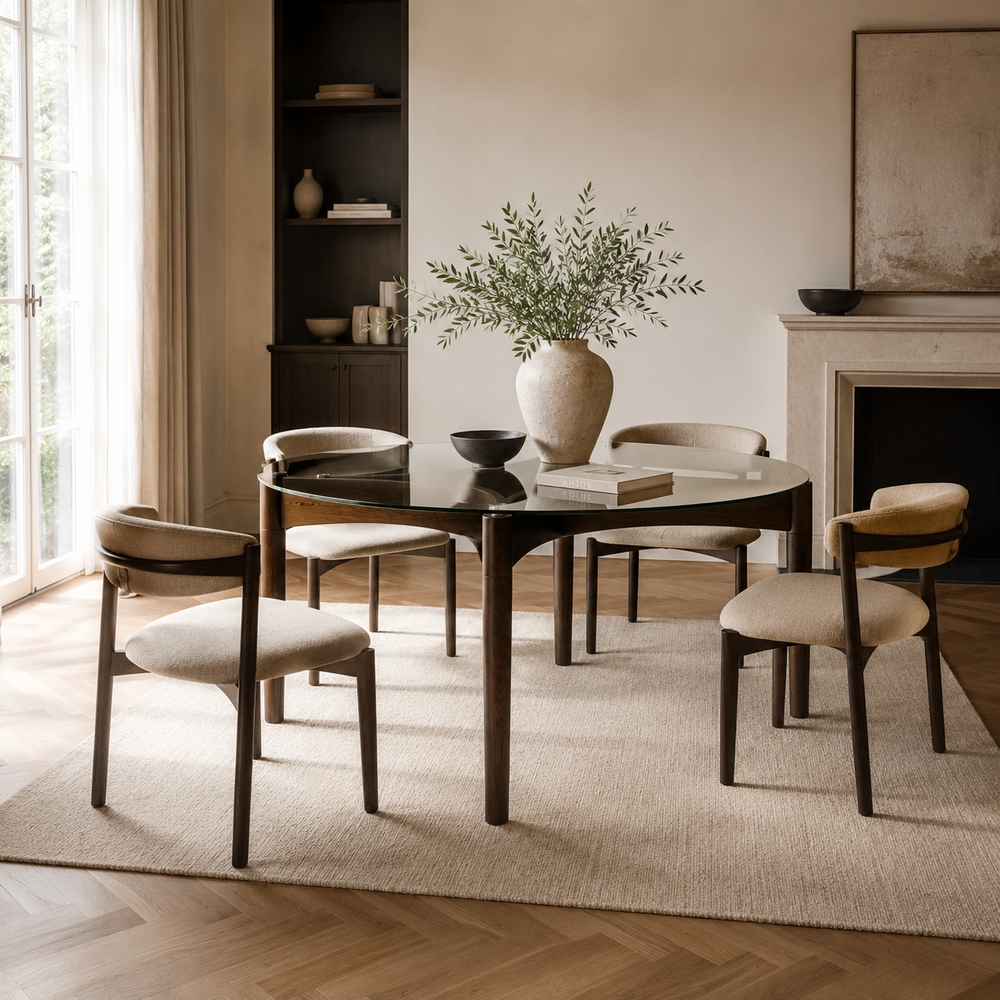 Ned Round Dining Table