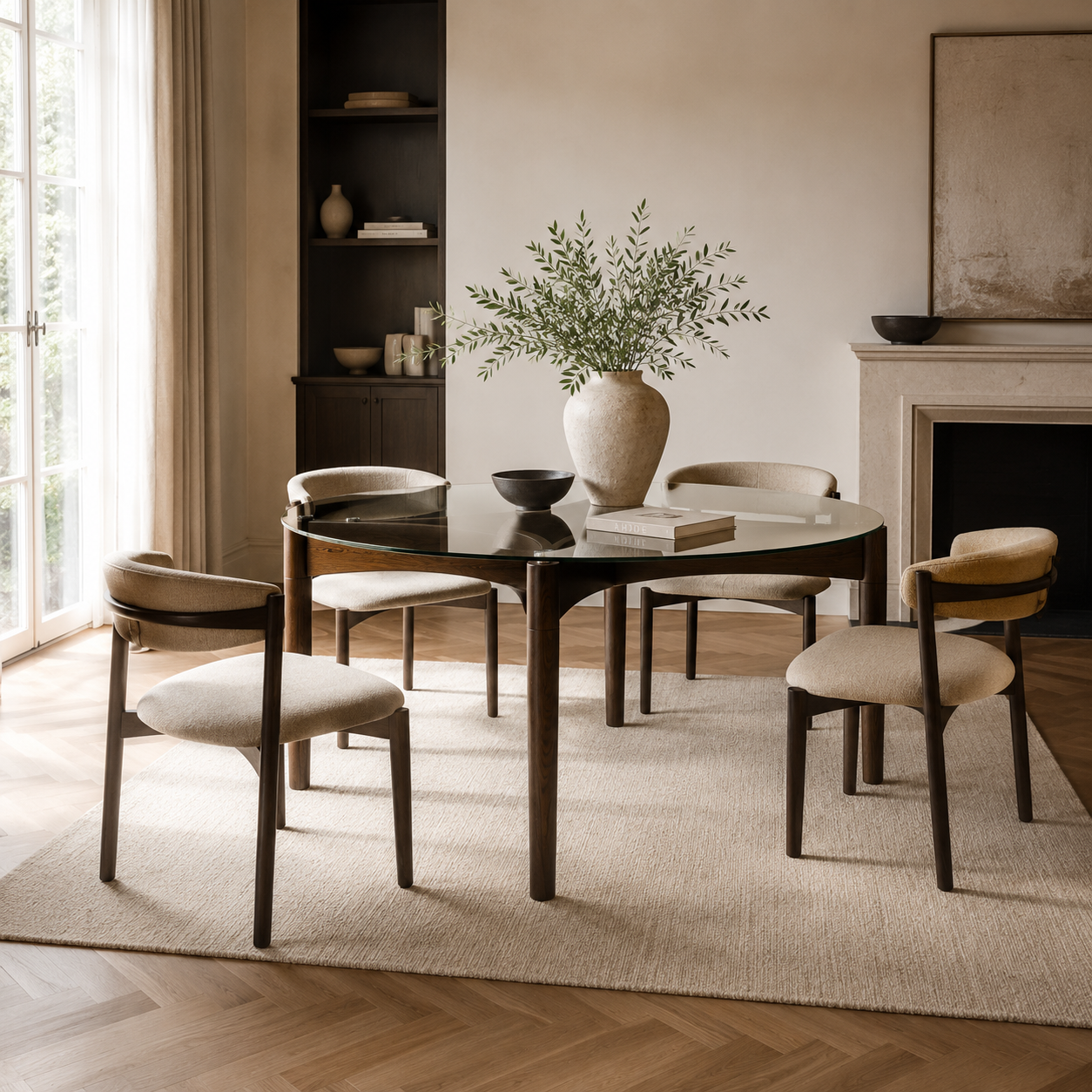 Ned Round Dining Table