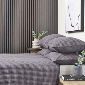 Waffle Pair of Pillowcases