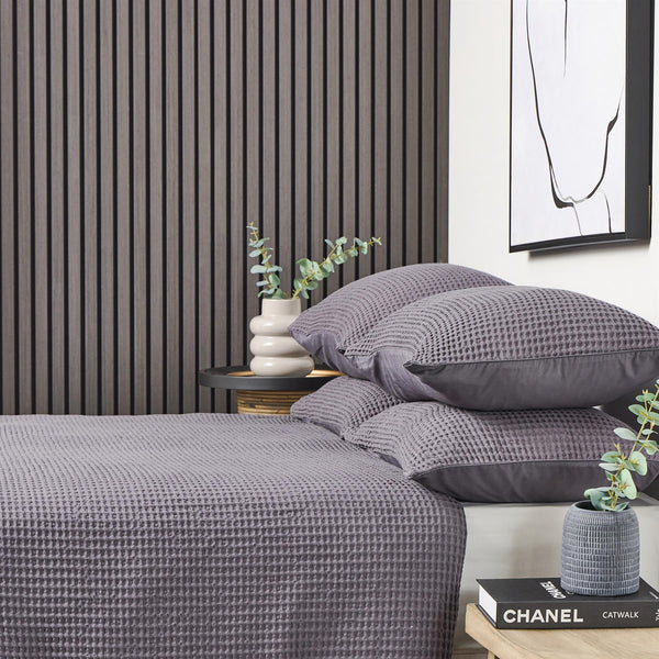 Waffle Pair of Pillowcases