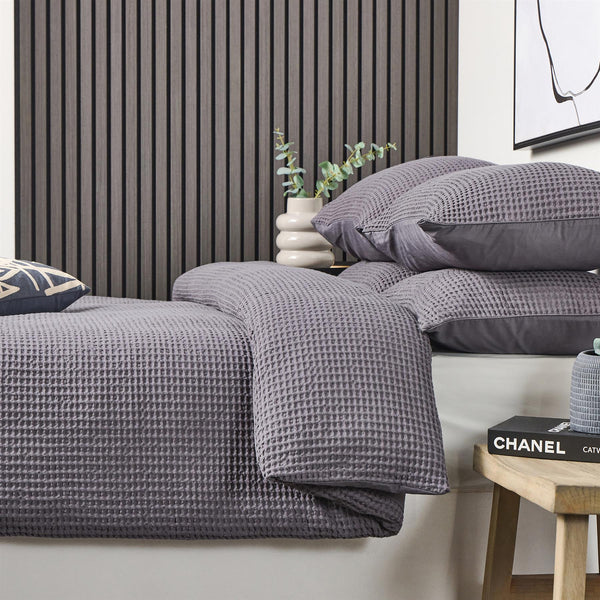 Waffle Pair of Pillowcases