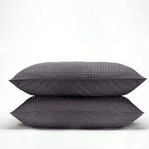 Waffle Pair of Pillowcases