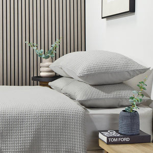 Waffle Pair of Pillowcases
