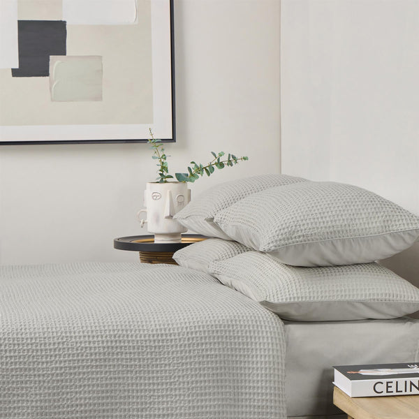 Waffle Pair of Pillowcases