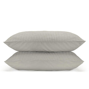 Waffle Pair of Pillowcases
