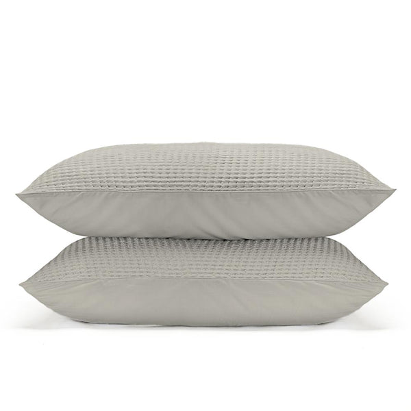 Waffle Pair of Pillowcases