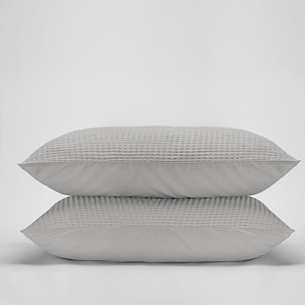Waffle Pair of Pillowcases