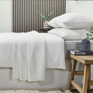 Waffle Pair of Pillowcases