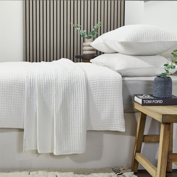 Waffle Pair of Pillowcases
