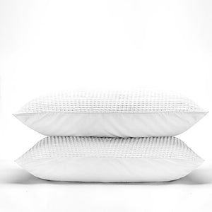 Waffle Pair of Pillowcases