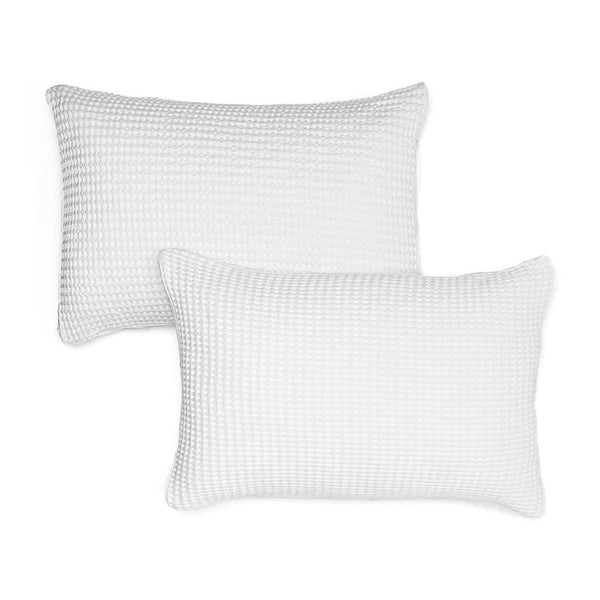 Waffle Pair of Pillowcases