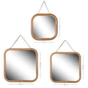 Peru Wall Mirror - Set of 3