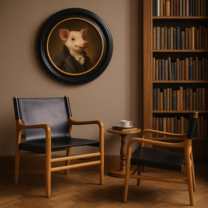 Posh Pig Framed Wall Art x 96cm