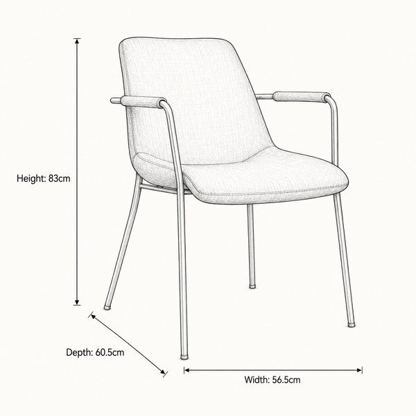 Reese Dining Armchair - Set of 2
