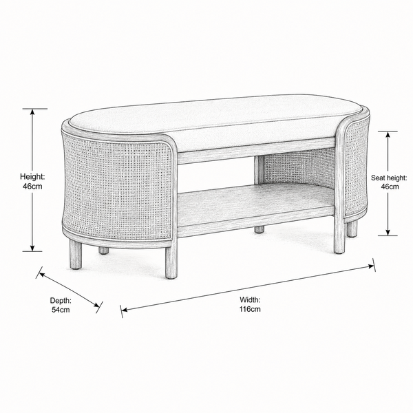 Richmond Oval Bench