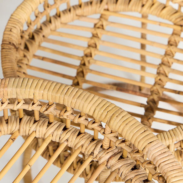Round Rattan Nesting Tables