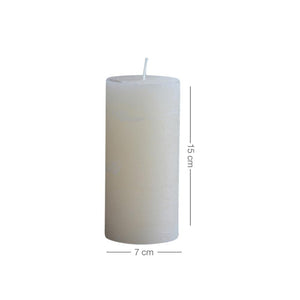 Rustic Pillar Candle