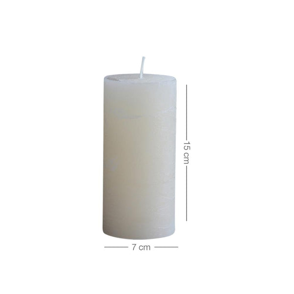 Rustic Pillar Candle