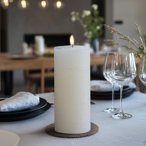 Rustic Pillar Candle