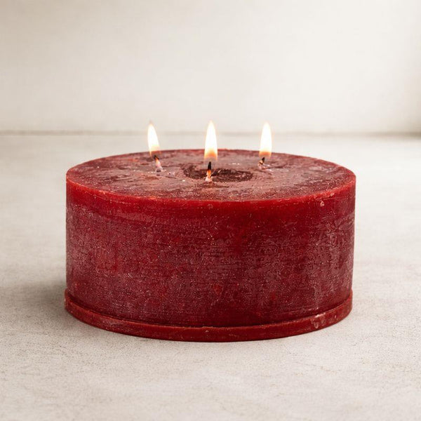 Rustic Pillar Candle