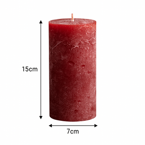 Rustic Pillar Candle