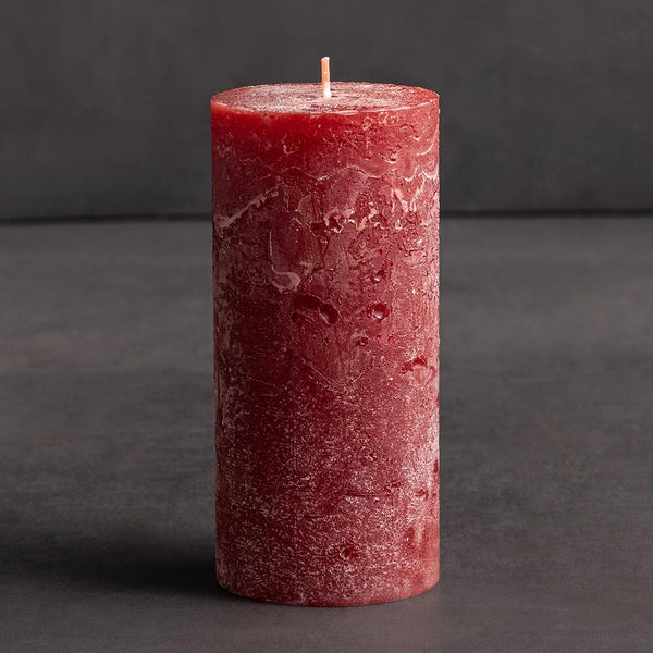 Rustic Pillar Candle
