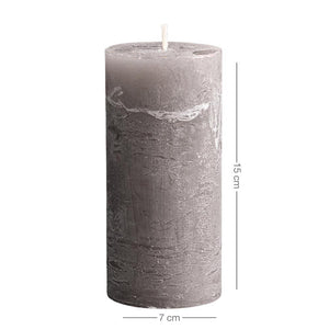 Rustic Pillar Candle
