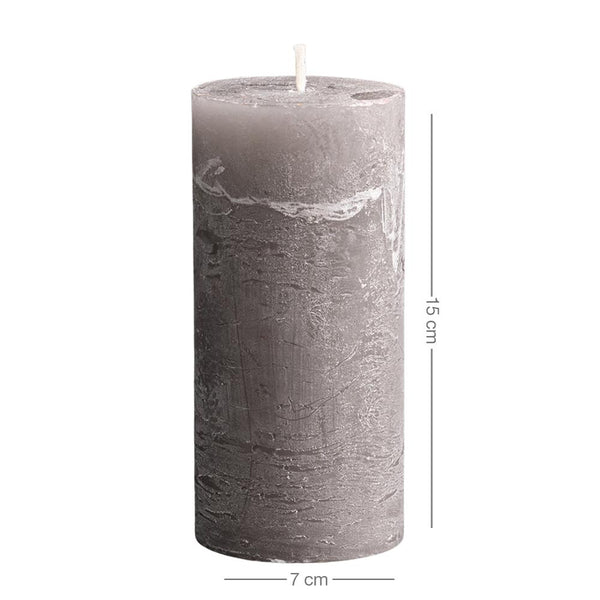 Rustic Pillar Candle