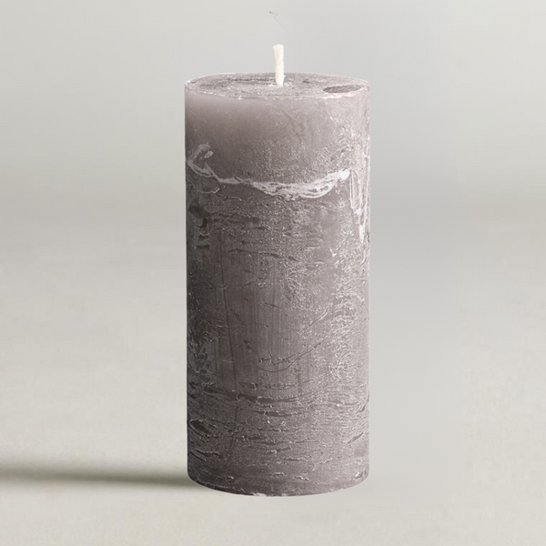 Rustic Pillar Candle