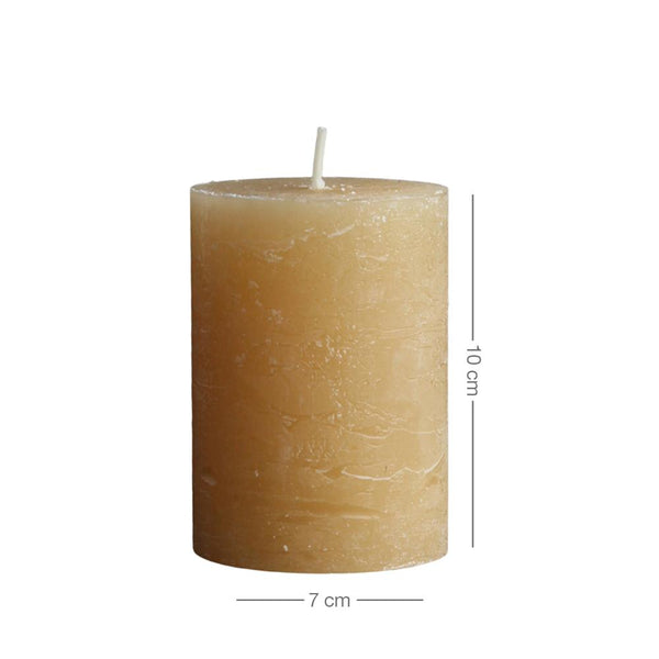 Rustic Pillar Candle