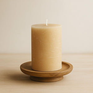 Rustic Pillar Candle