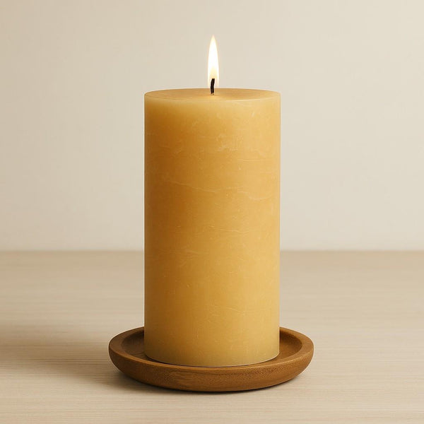 Rustic Pillar Candle