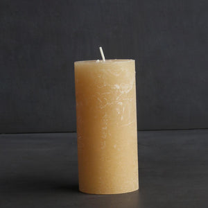 Rustic Pillar Candle