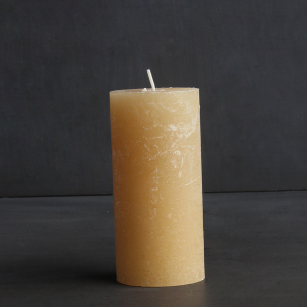 Rustic Pillar Candle