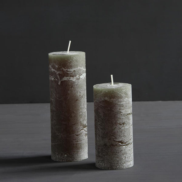 Rustic Pillar Candle