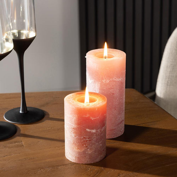 Rustic Pillar Candle