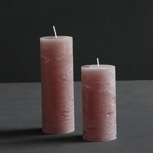 Rustic Pillar Candle