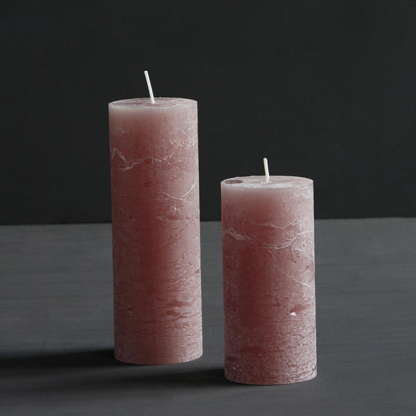 Rustic Pillar Candle