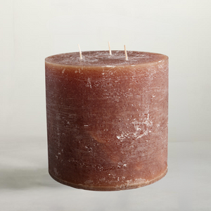 Rustic Pillar 3 Wick Candle