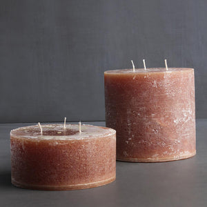 Rustic Pillar 3 Wick Candle